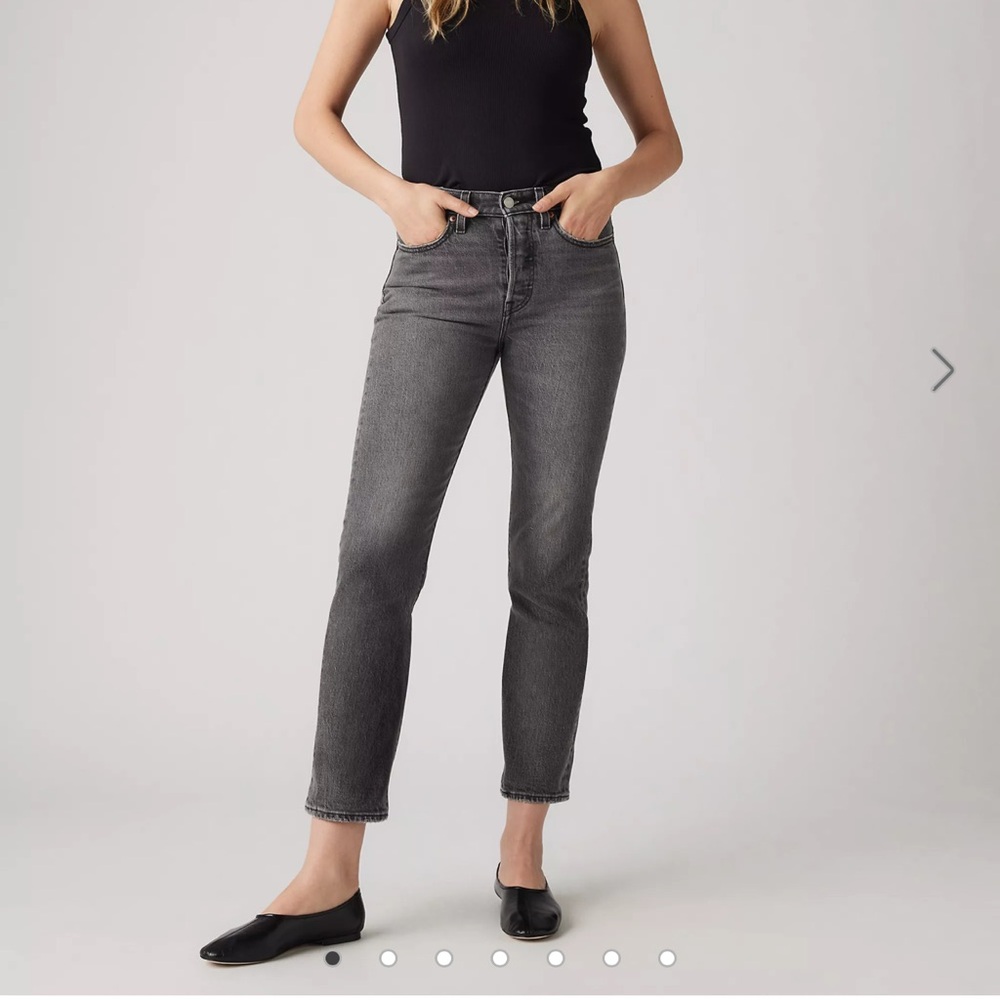 Levi's Gray Straight Leg Jeans Modern Fit